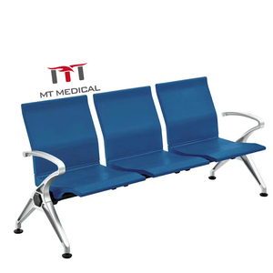 Silla de Espera para Recepción Tapizada en PU, Muebles Médicos para Hospital, Banco Resistente de 3 Plazas para Aeropuerto y Hospital - Product Image 3