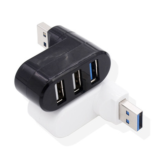 Hub USB 3.0 Giratorio Xinqiyi, Adaptador Divisor de 3 Puertos Tipo A a Hembra - Product Image 1