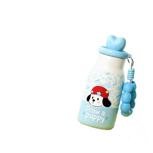 Milky Bunny Insulated Water Bottle 316 Stainless Steel Kids Straw Cup Portable Cute For School Outdoor Use - Product Image 3