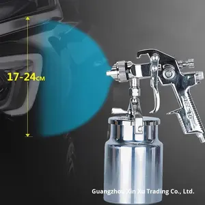 Pistolet à air comprimé à haute atomisation en acier inoxydable authentique ABST Automotive, outil de peinture industriel pour meubles - Product Image 5