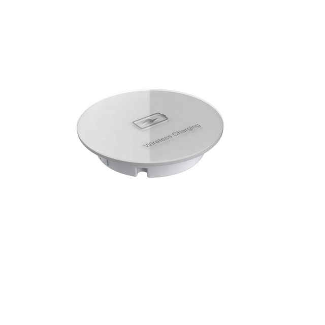 FCC Certificated Charging Furniture Desktop Hidden Embedded Table Desk Pad Universal Embedded 15W Wireless Charger for RV