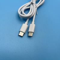 Cable de Carga Rápida ETERNALTARCABLE PD60W OD3.5MM 60W PD Tipo-C a Tipo-C, PVC Ecológico, 1M 2M, Disponible en Blanco y Negro