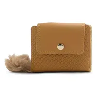 Set Dompet Selempang Wanita Mewah Vintage Bergaris, Lapisan Kulit Poliester, Kantong Dalam Ber-resleting, Tas Tangan Kasual