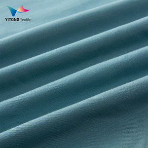 Tissu en tricot Interlock 230gsm 56% Acrylique 28% Modal 9% Viscose 7% Spandex Tissu pour vêtements <span class=keywords><strong>de</strong></span> détente - Product Image 2