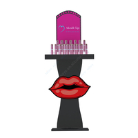 Étalage personnalisé pour gloss à lèvres, mascara et rouge à lèvres pour les produits de beauté et de soin de la peau des centres commerciaux