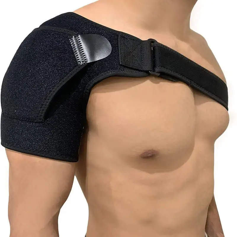 Одобренный CE Регулируемый одноплечевой бандаж эластичный спортивный поддерживаемый ремень для тренажерного зала, ортопедические подтяжки с логотипом
