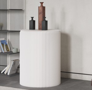 <span class=keywords><strong>Mesa</strong></span> Auxiliar <span class=keywords><strong>Plegable</strong></span> de Papel Kraft de 75 cm, Diseño Moderno, <span class=keywords><strong>Mesa</strong></span> <span class=keywords><strong>Plegable</strong></span> de Papel con Estructura de Panal - Product Image 1