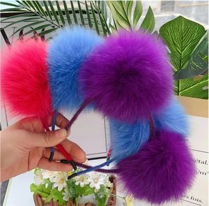 真正的狐狸毛皮毛茸茸的猫耳朵头带狐狸耳朵现实毛绒动物耳朵头饰哥特配饰角色扮演庆祝活动 - Product Image 6