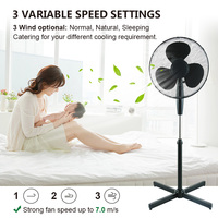 Ventilateur de couronne avec support d'intérieur, produit de luxe de haute qualité
