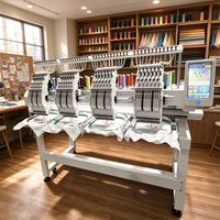 Machine à broder multi-aiguilles haute vitesse avec grande capacité de mémoire pour la production de vêtements de mode