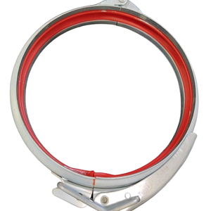 <span class=keywords><strong>Collier</strong></span> <span class=keywords><strong>de</strong></span> <span class=keywords><strong>serrage</strong></span> pour conduit HVAC galvanisé <span class=keywords><strong>de</strong></span> <span class=keywords><strong>200</strong></span> <span class=keywords><strong>mm</strong></span> avec poignée Pince industrielle à dégagement rapide pour une fixation sécurisée - Product Image 1