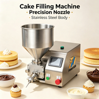 Machine d'injection de pâte pour gâteaux / Remplisseuse de crème de haute qualité, nouvelle machine de dépose de crème pour cupcakes avec PLC