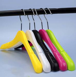 DS5651 <span class=keywords><strong>Porte</strong></span>-manteau à épaules larges et antidérapantes Cintres pour pantalons et jupes avec clips Cintres pour enfants Cintres pour enfants en plastique - Product Image 5