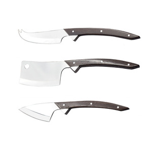 Nuevo Juego de Cuchillos para Queso Ecológicos con Mango de Madera Wenge y Hoja de Acero Inoxidable, Aptos para Lavavajillas, Cuchillo para Queso de Alta Calidad - Product Image 5