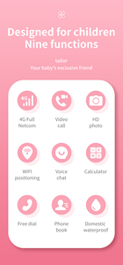 HUANLONG 4G Niñas Niños Cámara Rastreador Impermeable IP67 WIFI SOS LBS Historial de ubicación GPS Reloj despertador Niños Reloj inteligente - Product Image 6