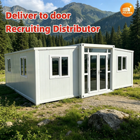 Maison préfabriquée modulaire extensible haut de gamme, finition personnalisée, haute résistance, pour espace de rétraite extérieur, conception de bâtiment portable