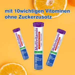 Tabletas efervescentes multivitamínicas OEM de alta calidad con 10 Wichtigen que mejoran la respuesta inmune y aumentan las tabletas de vitalidad diaria - Product Image 4