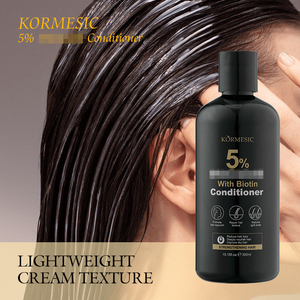 KORMESIC Marque Privée OEM ODM 300ml Gel Hydratant Lissant Végétalien à la Biotine pour la Croissance Capillaire et Traitement Anti-Chute - Product Image 1