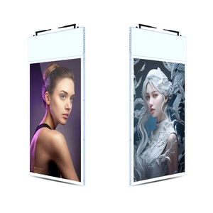 Écran de vitrine LCD 55 pouces système Android signalisation numérique et affichage TV publicité intelligente magasin de vêtements panneau d'affichage ouvert - Product Image 3