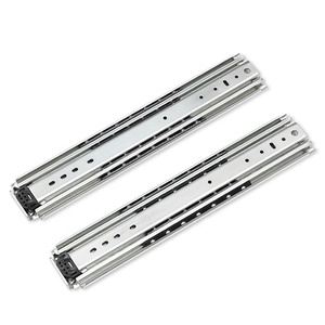 Riel deslizante de cajón resistente de acero con patrón de orificio personalizado, 53mm de ancho, 115kg, cajón deslizante de alta carga, resistente para dispositivos - Product Image 5