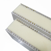 Panneaux composites en mousse PU isolée à 5 couches et panneaux sandwich alvéolaires renforcés de fibre de verre pour équipements de ventilation