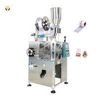 Machine d'emballage de sachets de thé triangulaire carrés non tissés en nylon à grande vitesse entièrement automatique