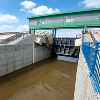 Palans hydrauliques à forte poussée avec protection contre les surcharges et les limites de course pour la gestion des inondations des barrages et des rivières