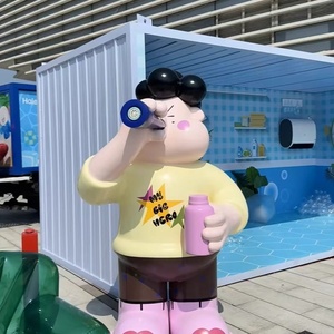 Escultura de Fibra de Vidrio con Diseño de Dibujos Animados, Personalizada para Exteriores, Paisajes, Parques, Plazas, Escuelas y Áreas Escénicas - Product Image 3