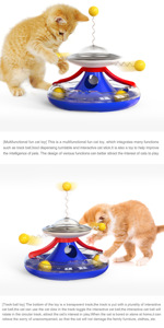 De Populaire Huisdierbenodigdheden Van De Fabrikant Voor Het Verkopen Van <span class=keywords><strong>Plastic</strong></span> Roterende Kattenvoer Voor Katten - Product Image 3