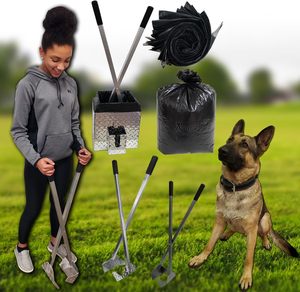 Paletta per cani, strumento di alluminio per rifiuti domestici stile denti - Product Image 3