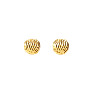 Boucles d'oreilles tendance en acier inoxydable 316L avec placage or PVD, durables et résistantes - Product Image 2