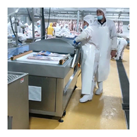 Boucherie à usage industriel usine haute efficacité double chambre viande nourriture fromage scelleuse sous vide Machine à emballer