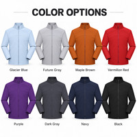 Veste Softshell Technique Homme Marque Blanche Col Montant Imperméable Coupe-Vent Logo Personnalisé XS-6XL Vêtement d'extérieur OEM