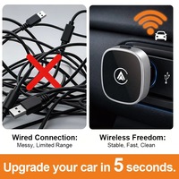 Nouveau Système de Liaison Sans Fil 2-en-1 pour Voiture 2026 – Commutation Rapide Entre 2 Appareils – Dongle Multimédia Intelligent Universel Mini Plug & Play