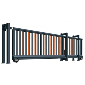 Porte coulissante suspendue électrique à l'extérieur de la villa Porte électrique coulissante en porte-à-faux de haute qualité - Product Image 1