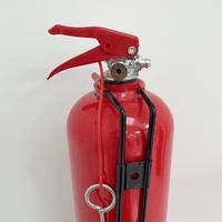 Extincteur à poudre sèche portable ANSHUN 1,5 kg DCP certifié EN 3/EN 1866 MF/ABC1, temps de décharge de 8 à 15 secondes, ROUGE, utilisation en véhicule