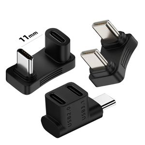 Adaptor USB C <span class=keywords><strong>2</strong></span> dalam 1 pria KE pria, adaptor tipe-c ke tipe-c bentuk U untuk ponsel Tablet - Product Image 6