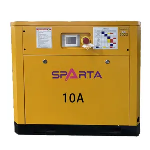 Mesin Industri VFD VSD 7,5 kW 40 cfm 116 psi sekrup kompresor udara untuk cat semprot