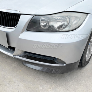 Kit carrosserie lèvre de pare-chocs avant, cache de feux antibrouillard, garniture, spoiler, séparateur et canards pour BMW Série 3 E90 E91 pré-lifting 320i 330i 2005-2008 - Product Image 4