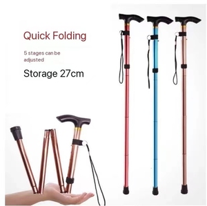 Muletas médicas de aluminio para discapacitados, bastón para caminar, muleta ajustable, bastón para caminar - Product Image 6