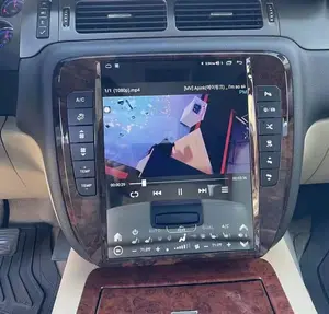 Chevrolet Tahoe Silverado 2007 2014 için GMC Yukon için 13 "ekran araba radyo Android Video oynatıcı Carplay Stereo