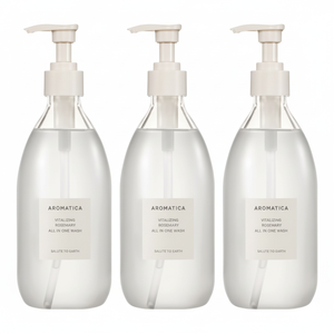 Aromatica Vitalizing All-in-One Wash Romero 500ml, Set de 3 Productos para el Cuidado de la Piel Corporal, Precio de Descuento - Product Image 1
