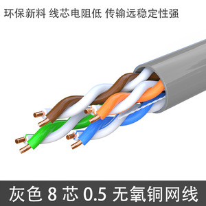 Cat5e Utp Network <b>Cable</b> 0.5mm Pure Copper Non Shielded For Computer Data Transmission - Product Image 5