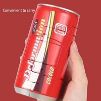 Figuras de Juguete Educativas de Plástico con Diseño Creativo de Robot Soda Deformable para Niños de 2 a 4 Años