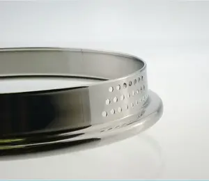 Chân Cao Tempered Glass Pot Nắp Với Vành Thép Không Gỉ Cho Bộ Đồ Nấu Nướng - Product Image 6