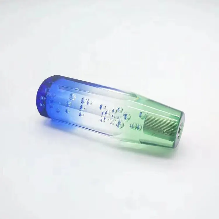 Phụ Kiện Ô Tô Núm Vặn Nóng Acrylic Cần Gạt Số Thủ Công Tinh Thể Cần Gạt Dildo Crystal Bubble Shift Knob