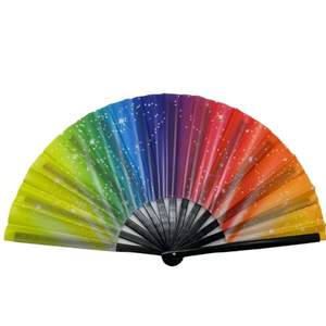 رائجة بالجملة مخصصة كبيرة الخيزران مروحة اليد بالتكبير تصغير الكونغ فو 33 للطي مروحة الهذيان شعار مخصص الموسيقى - Product Image 2