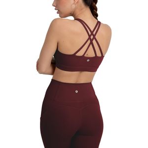 Soutien-gorge de sport personnalisé pour femme, ultra-luxe, à bretelles croisées, à impact moyen, dos croisé, pour yoga, extensible dans les 4 sens, en Spandex et Polyester - Product Image 1