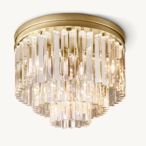 Plafonnier moderne style années 20 <span class=keywords><strong>Odeon</strong></span> K9 en cristal, pour éclairage de salon, décoration d'intérieur de luxe - Product Image 3