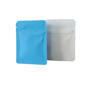 Azul 1 Gram Resistente a Crianças Mylar Sacos Custom Herb Embalagem De Plástico Saco À Prova De Cheiro Ziplock Bag